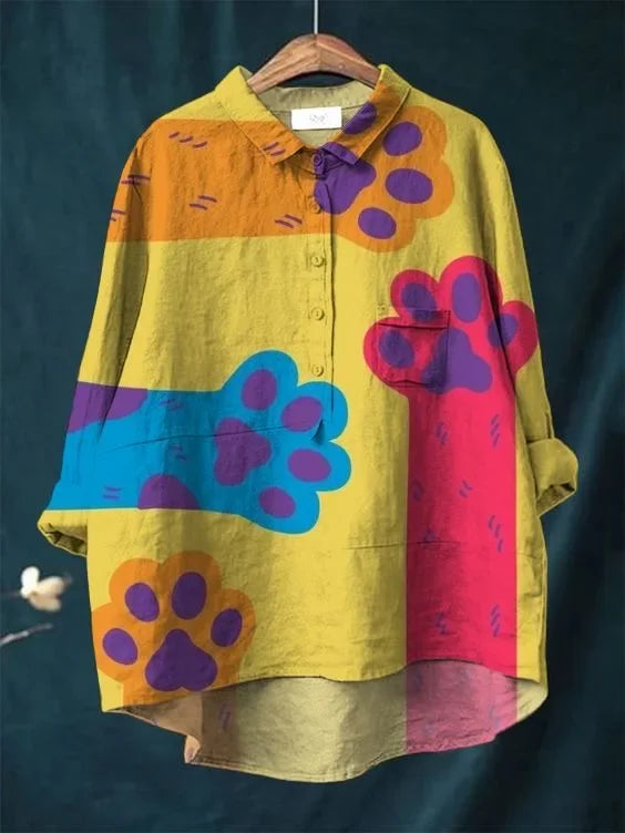 Uluru | Longline Cat Art Shirt