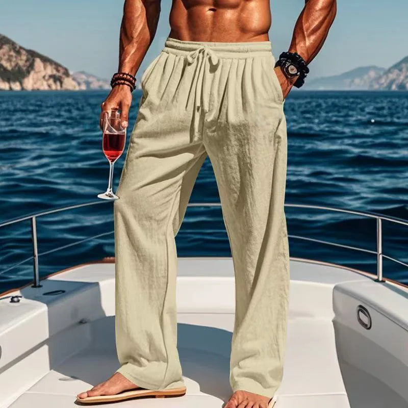 Elyas | Relaxed Trousers with Drawstring