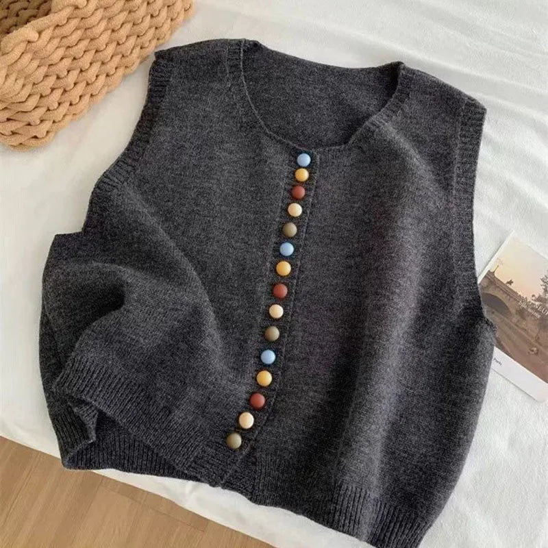 Women's The Maribel | Colour-button Vest