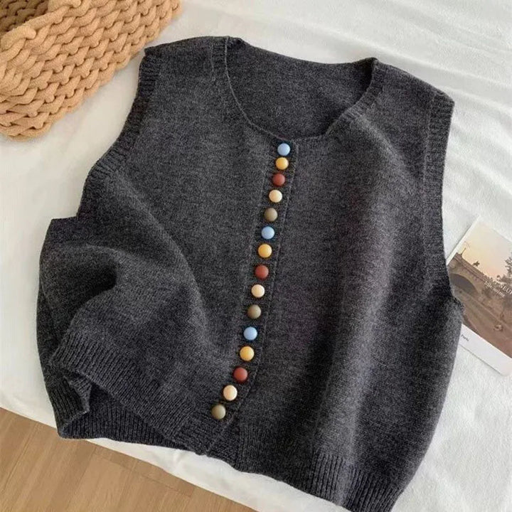 Women's The Maribel | Colour-button Vest