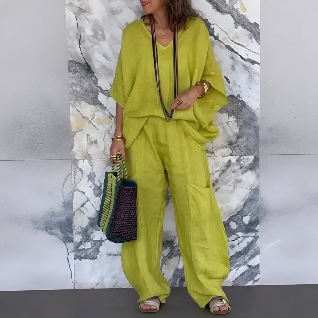 Amalia | Women's Relaxed Summer Glow Set