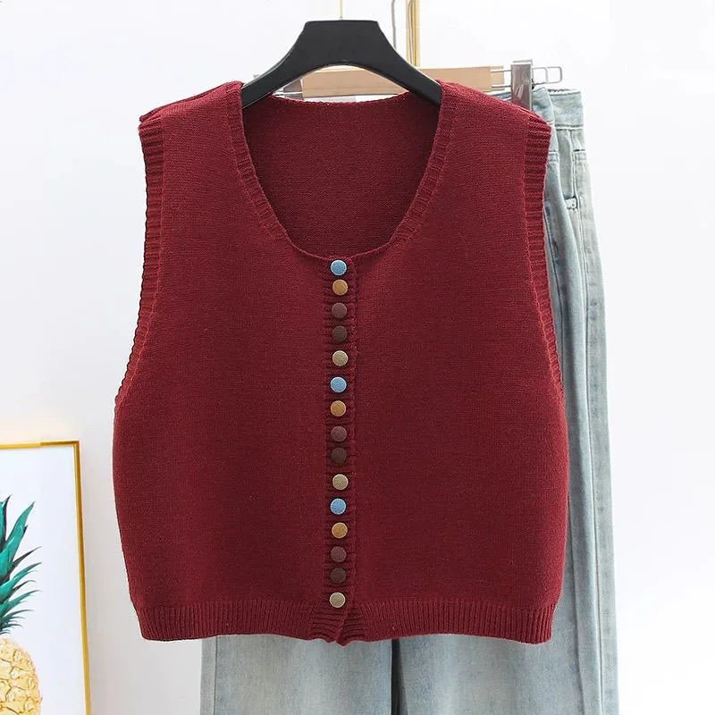 Women's The Maribel | Colour-button Vest