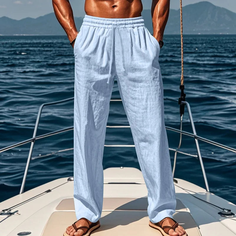 Elyas | Relaxed Trousers with Drawstring