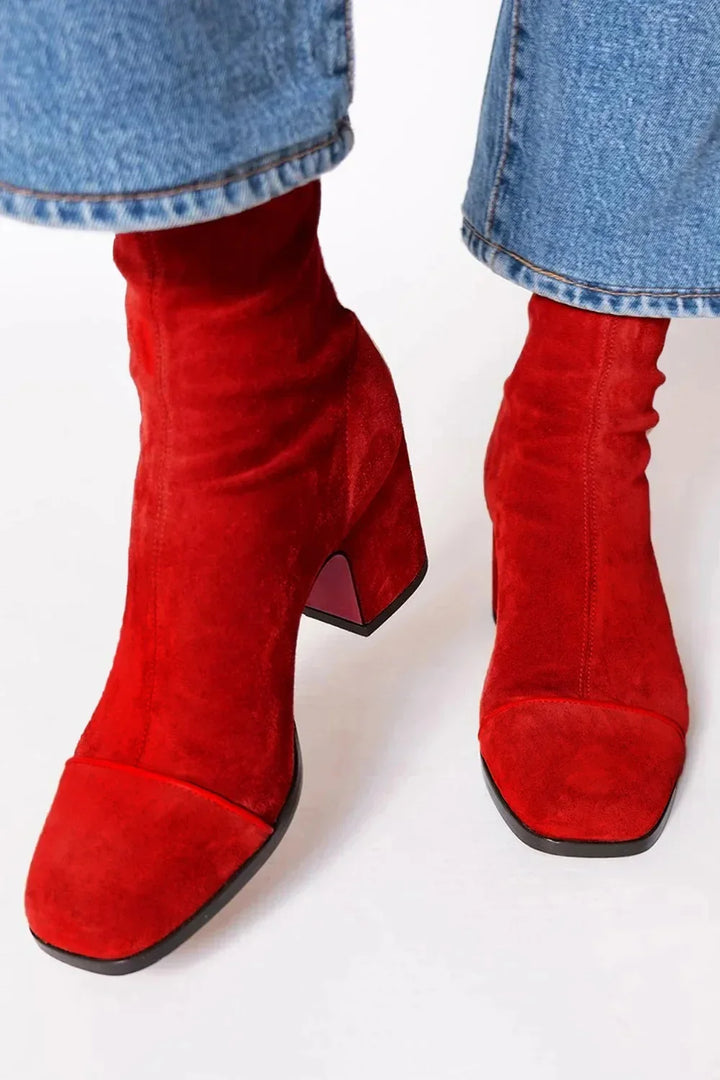 Ari | Women's Cushioned Square-Toe Elegant Boots