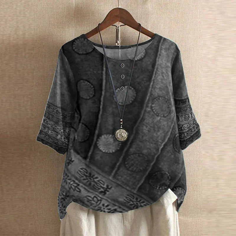 Anya | Women's Relaxed Retro-Inspired Blouse