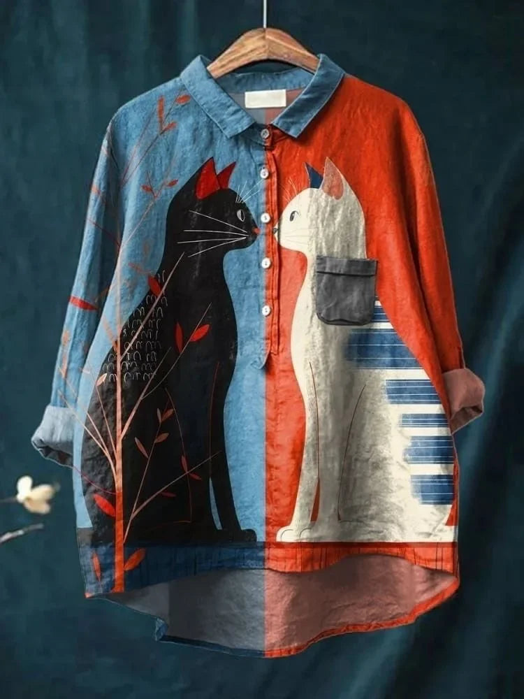 Uluru | Longline Cat Art Shirt