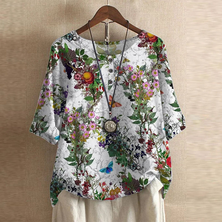 Anya | Women's Relaxed Retro-Inspired Blouse