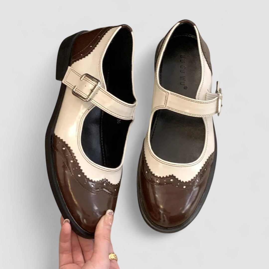 Auryzhel | Women's Cushioned Buckle Orthopedic Mary Jane Shoes