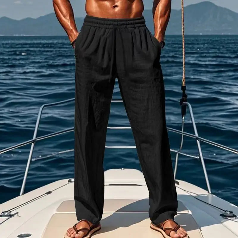 Elyas | Relaxed Trousers with Drawstring