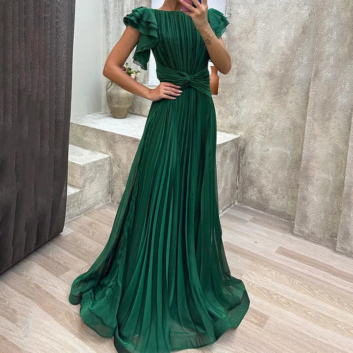 Abigail | Women's Elegant Pleated Evening Gown