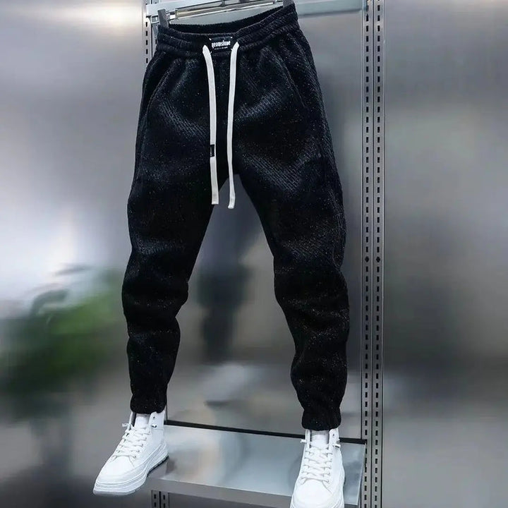 Brinley | Men's Relaxed Fit Drawstring Trousers