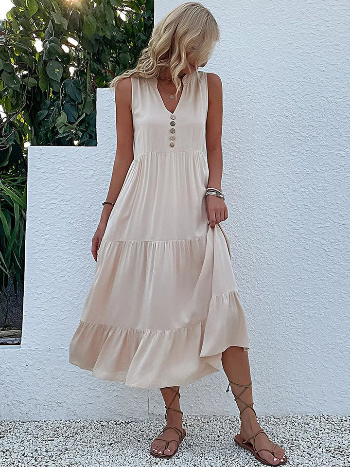 Abigail | Women's Relaxed Elegant Summer Midi Dress