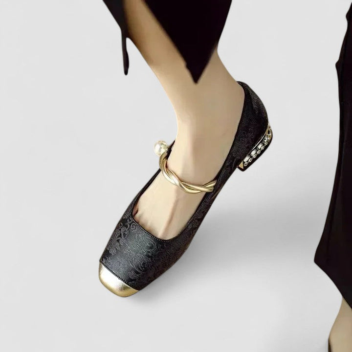 Chrystahh | Women's Cushioned Buckle Orthopedic Mary Jane Shoes