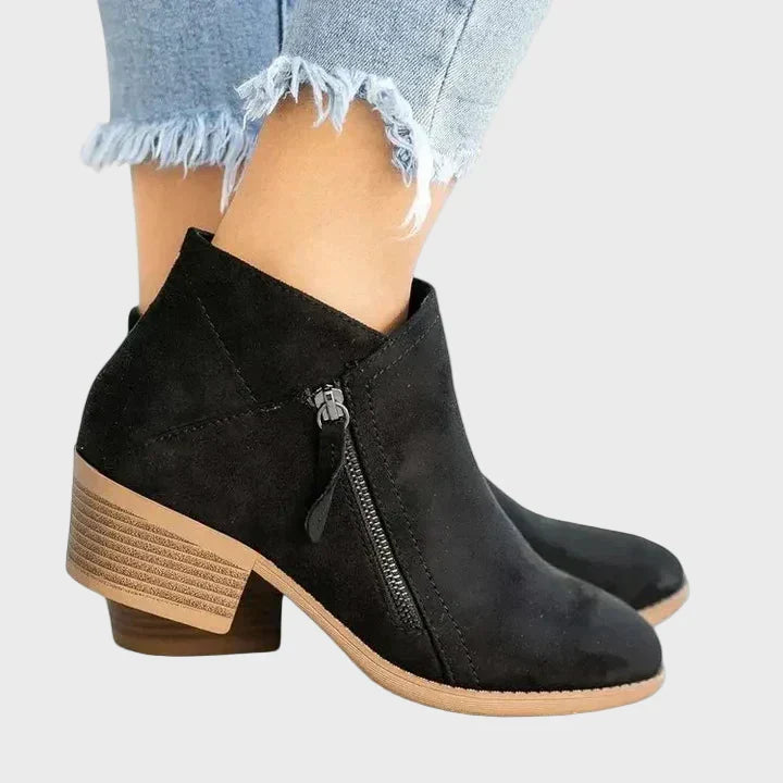 Maya | Women's Cushioned Zip Orthopedic Boots