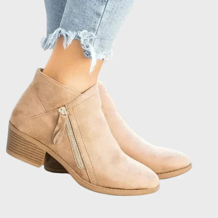 Maya | Women's Cushioned Zip Orthopedic Boots