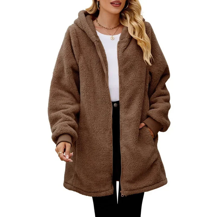 Annika | Women's Cosy Hooded Jacket with Pockets