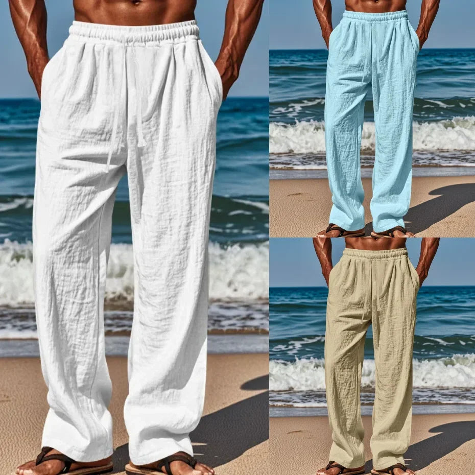 Zairre | Women's Relaxed Beach Trousers with Drawstring