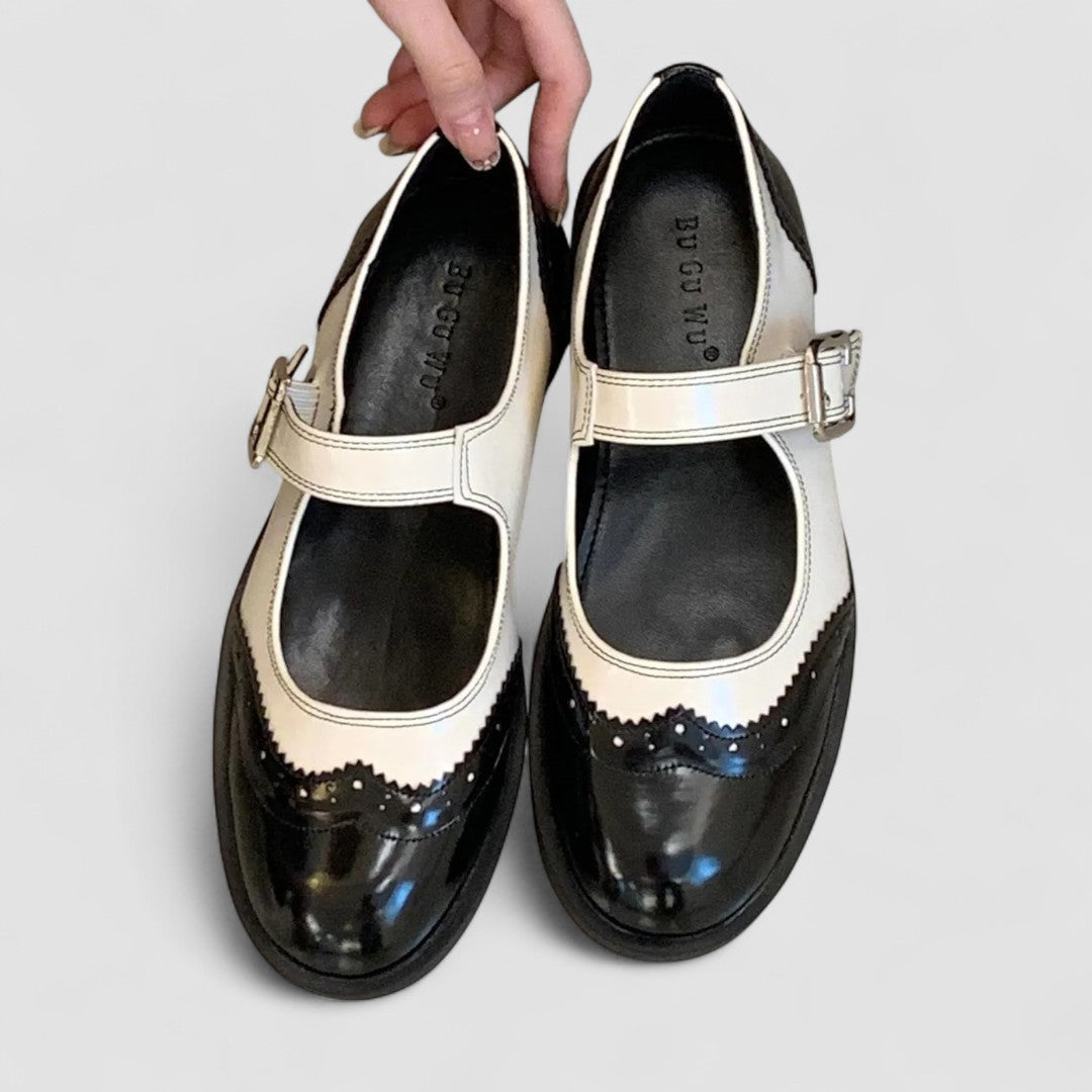 Auryzhel | Women's Cushioned Buckle Orthopedic Mary Jane Shoes