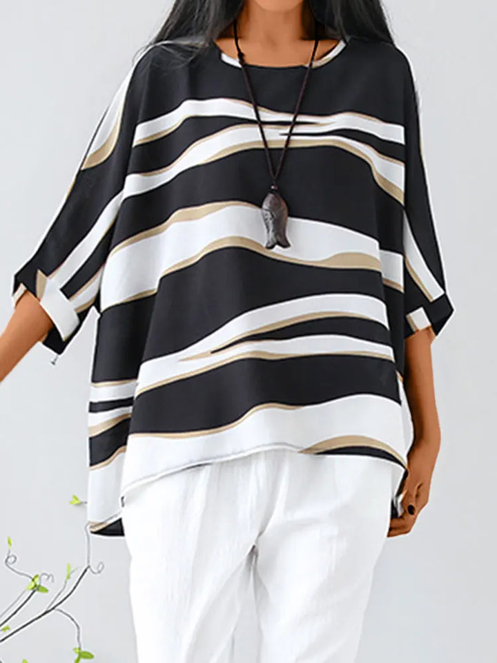 Aria | Women's Stylish O Neck Blouse with Round Neck