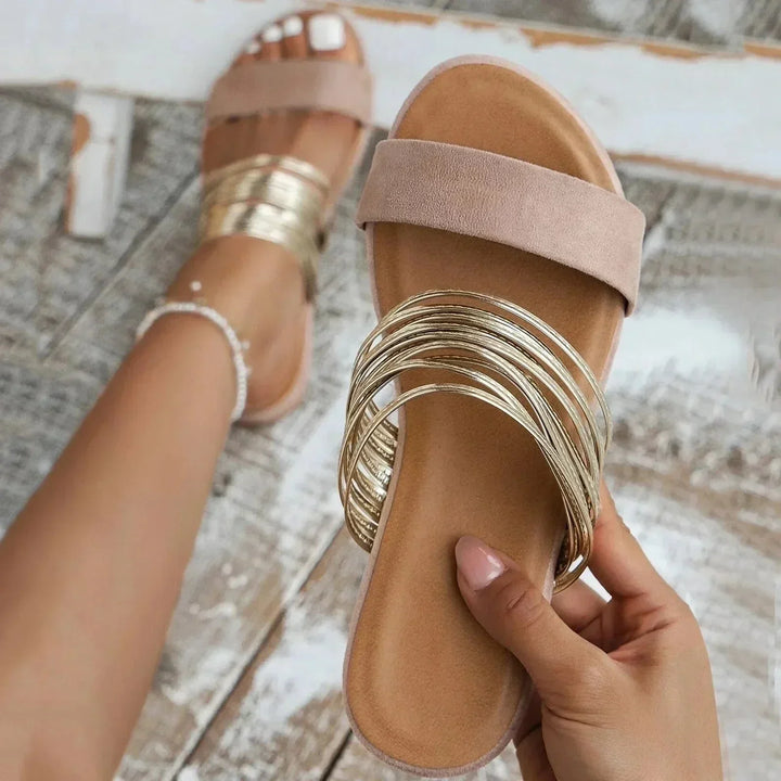 Alma | Women's Cushioned Open-Toe Cozy Orthopedic Sandals for Ultimate Comfort