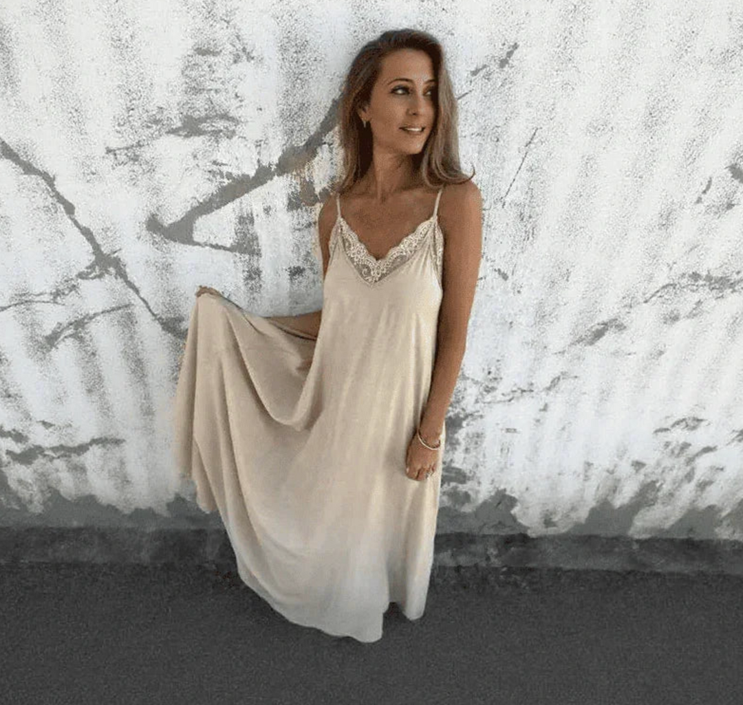 Carolina | Women's Elegant Sleeveless Maxi Dress