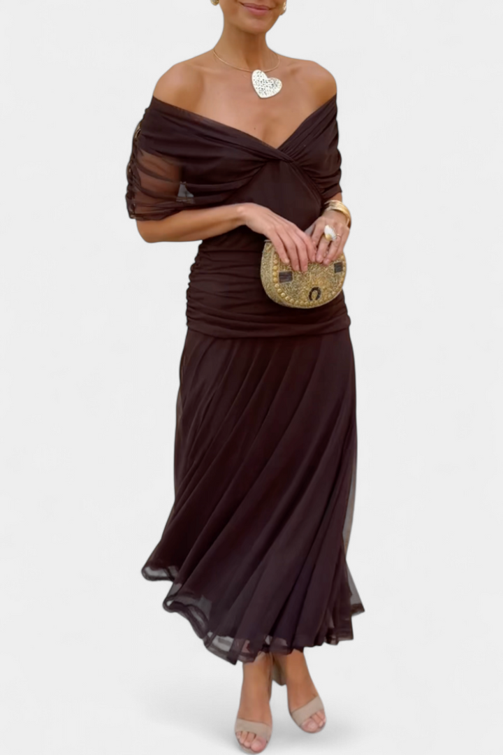 Alondra | Women's V-Neck Long Floral Maxi Dress