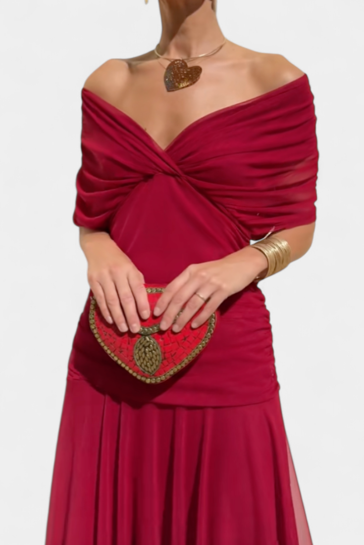 Alondra | Women's V-Neck Long Floral Maxi Dress