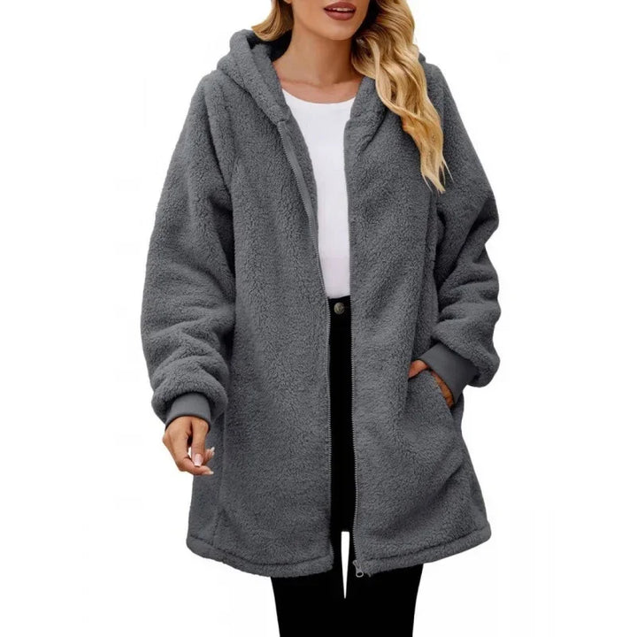 Annika | Women's Cosy Hooded Jacket with Pockets