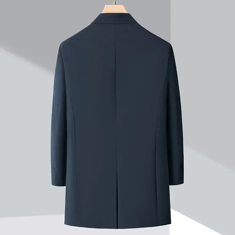 André | Men's Burke Down Trench Coat with 3/4 Sleeve