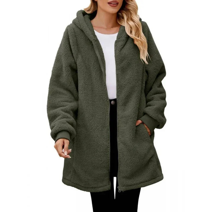 Annika | Women's Cosy Hooded Jacket with Pockets