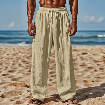Zane | Women's Relaxed Beach Trousers with Drawstring