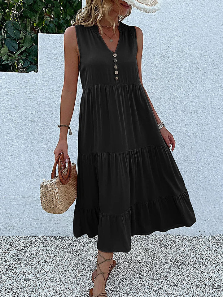 Abigail | Women's Relaxed Elegant Summer Midi Dress