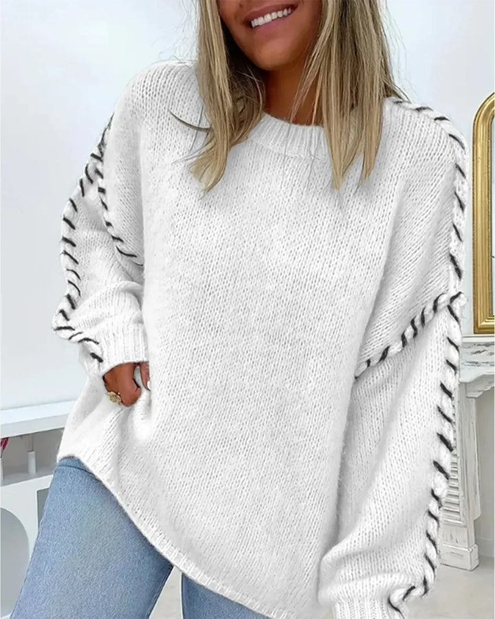 Amara | Women's Longline Relaxed Casual Warm Jumper