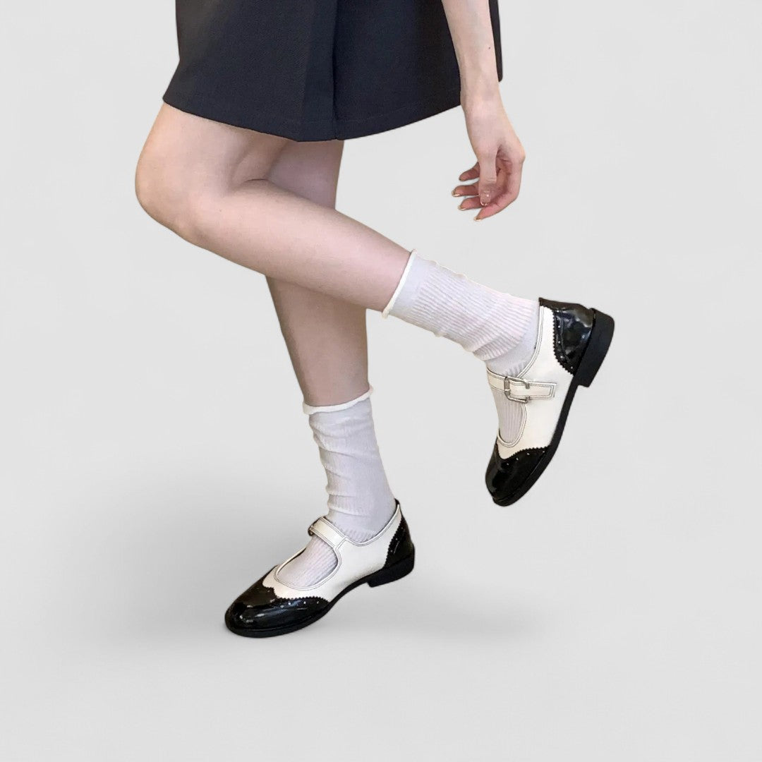 Auryzhel | Women's Cushioned Buckle Orthopedic Mary Jane Shoes