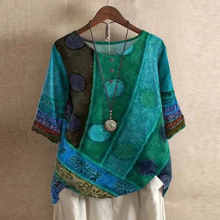 Anya | Women's Relaxed Retro-Inspired Blouse