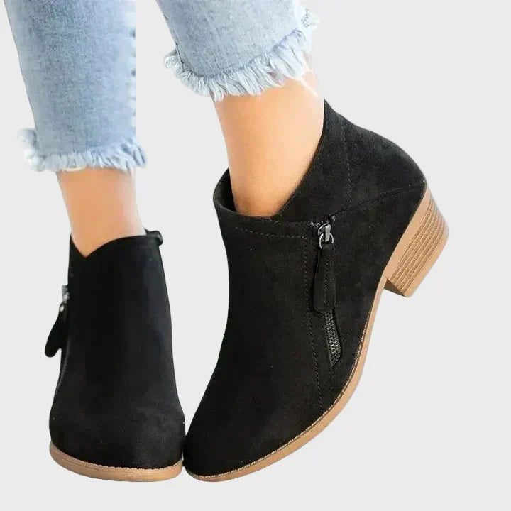 Maya | Women's Cushioned Zip Orthopedic Boots