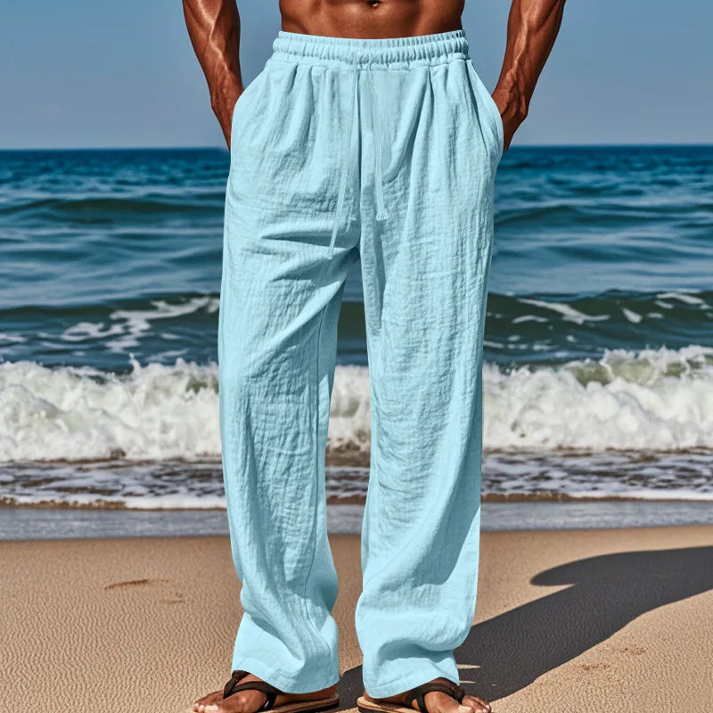Zairre | Women's Relaxed Beach Trousers with Drawstring