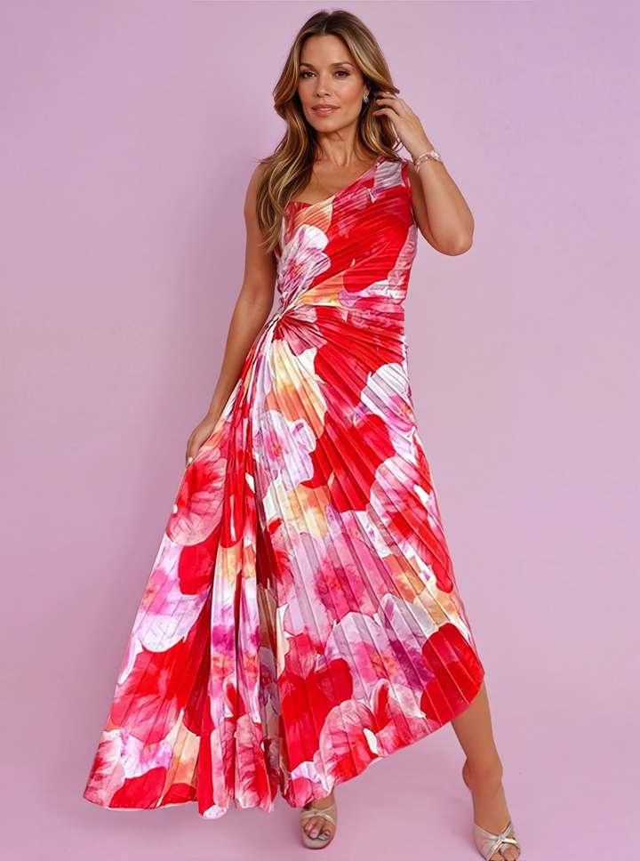 Katie | Women's Pleated Summer Maxi Dress (Almost Sold Out)