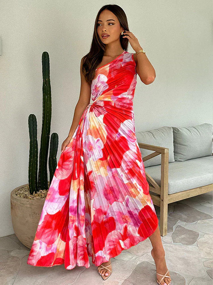 Katie | Women's Pleated Summer Maxi Dress (Almost Sold Out)