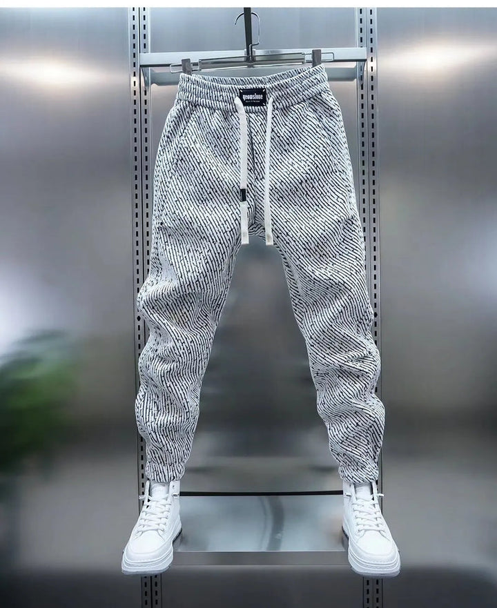 Brinley | Men's Relaxed Fit Drawstring Trousers