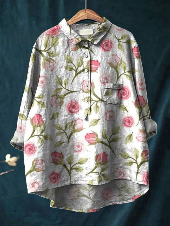 Tiziana | Women's Longline Patterned Shirt