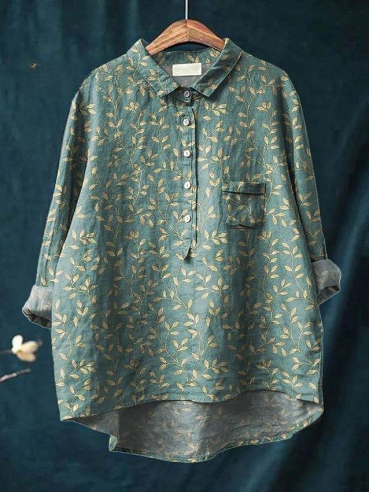 Tiziana | Women's Longline Patterned Shirt