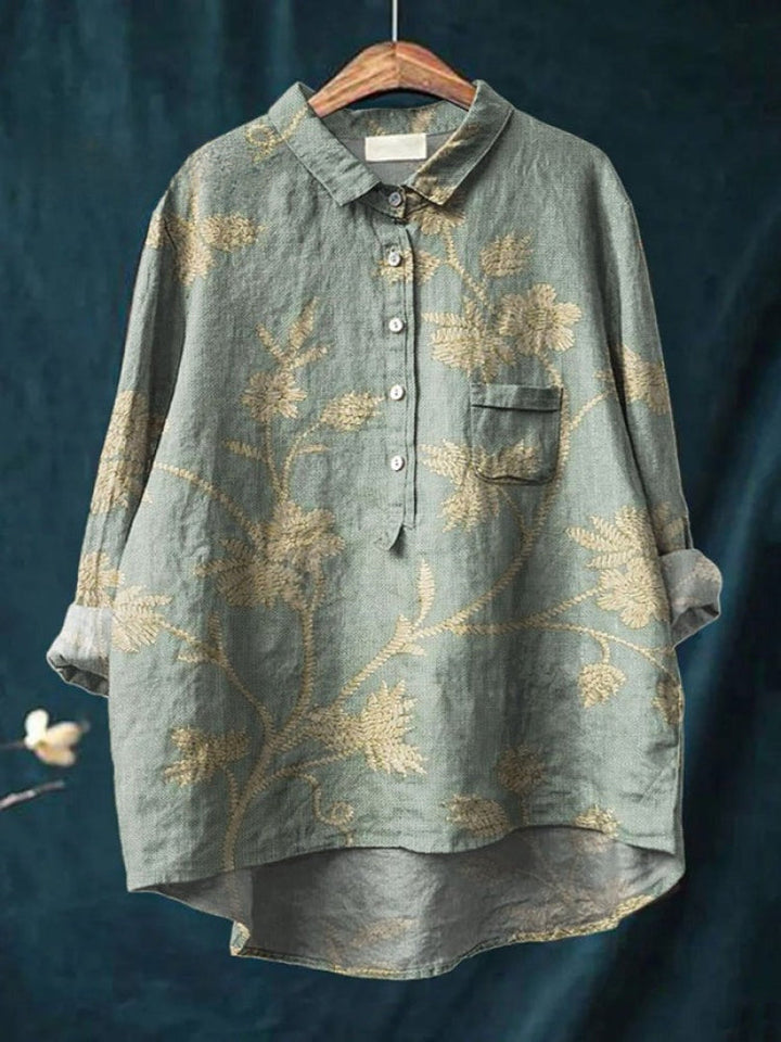 Tiziana | Women's Longline Patterned Shirt