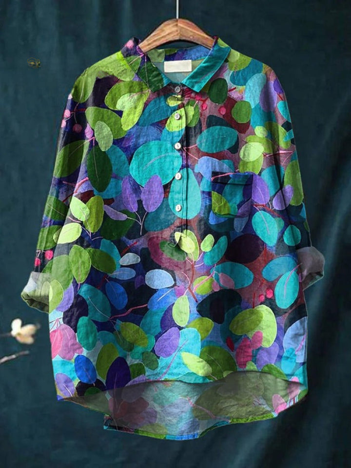 Tiziana | Women's Longline Patterned Shirt