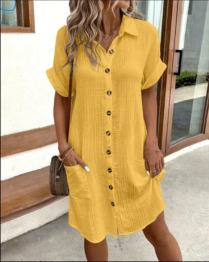 Beatrice | Women's Stylish Polo Dress with Pockets