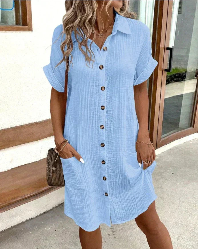 Beatrice | Women's Stylish Polo Dress with Pockets
