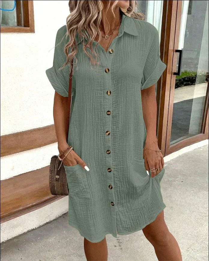 Beatrice | Women's Stylish Polo Dress with Pockets