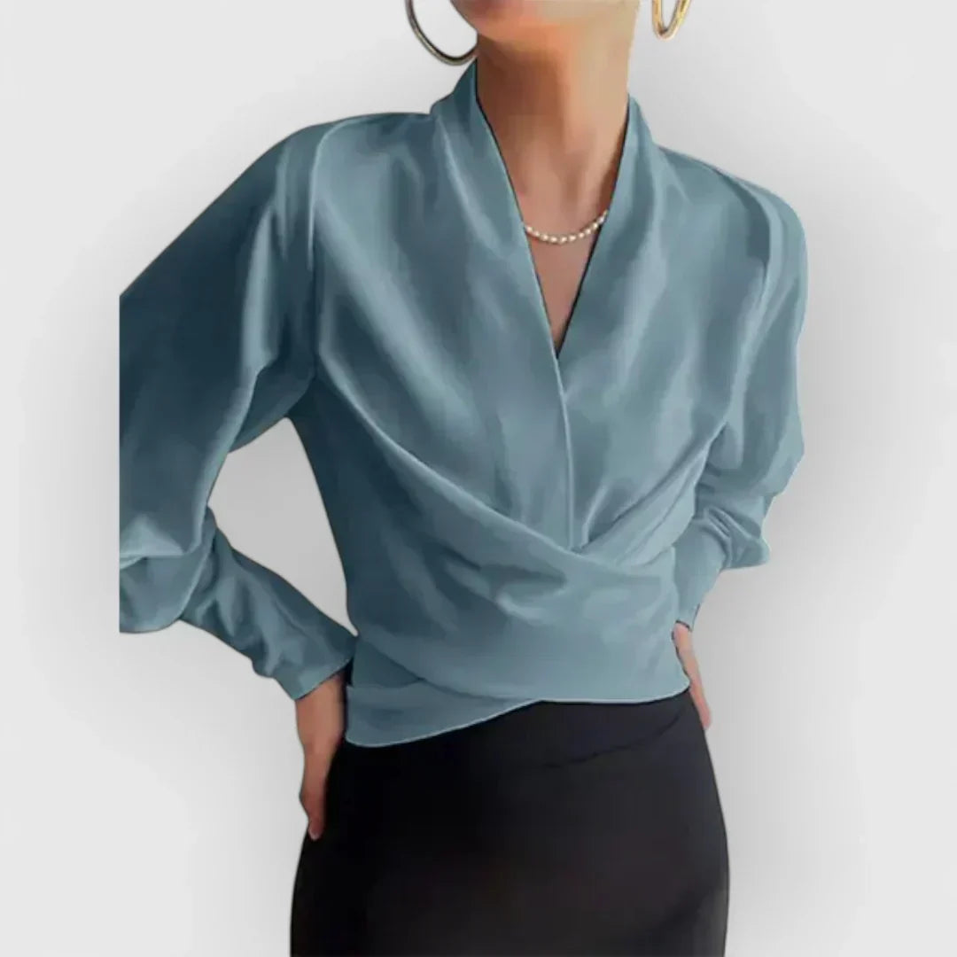 Aria | Women's Elegant Puff Sleeved Blouse