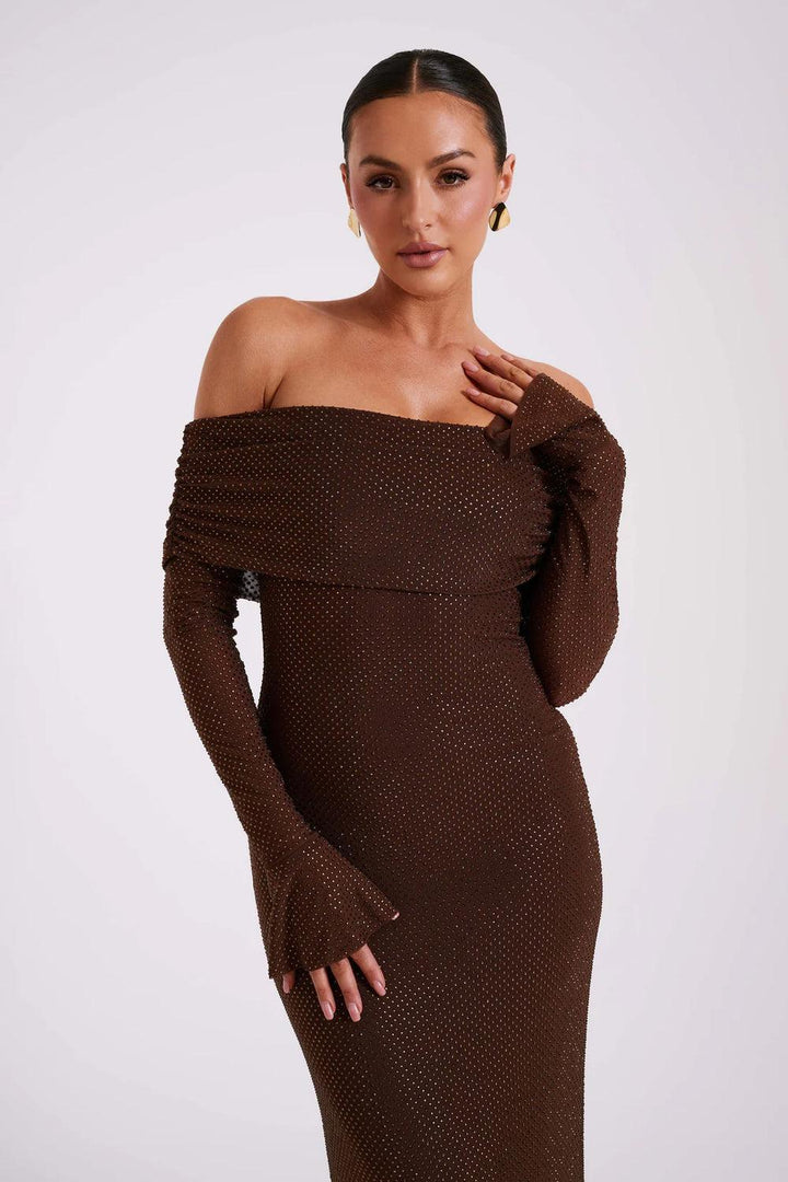Astella | Women's Spray Maxi Dress with Long Sleeve