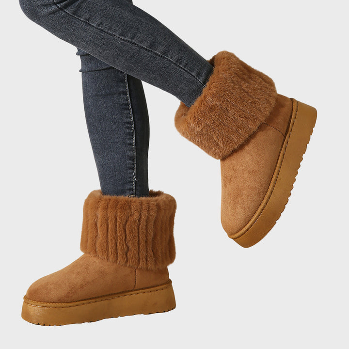 Camryn | Women's Cushioned Slip-On Platform Boots